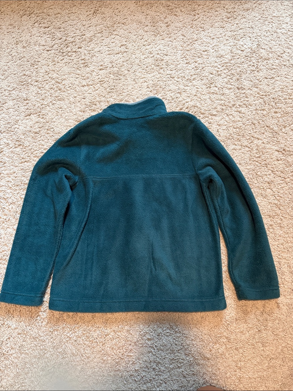 Columbia Kids Dark Teal Snap-Placket Fleece Pullover - Picture 3 of 4